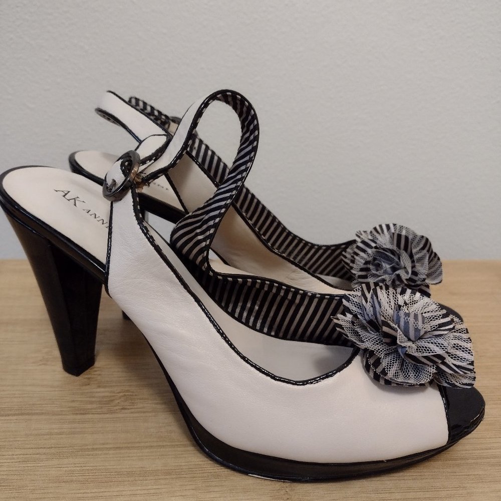 Strappy Flower Heels